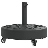 Parasolvoet met wielen voor stok van &Oslash;38 / 48 mm 27 kg rond 2