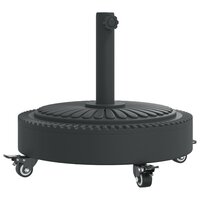 Parasolvoet met wielen voor stok van &Oslash;38 / 48 mm 27 kg rond 2