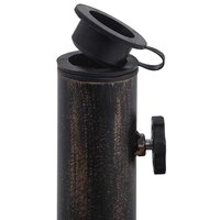 Parasolvoet 12 kg 48 cm gietijzer bronskleurig 8