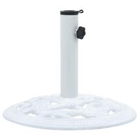 Parasolvoet 9 kg 40 cm gietijzer wit 4