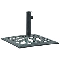 Parasolvoet 12 kg 49 cm gietijzer groen 2