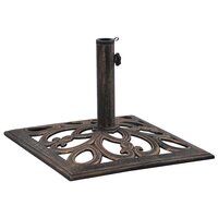 Parasolvoet 12 kg 49 cm gietijzer bronskleurig 2