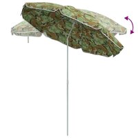 Strandparasol Camouflage 263 x 263 x 272 cm Polyester en Metaal 7