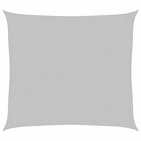Zonnezeil 3x2,5 m 100% polyester oxford lichtgrijs 2