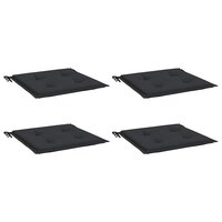 Tuinstoelkussens 4 st 50x50x4 cm oxford stof zwart 3