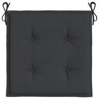 Tuinstoelkussens 4 st 50x50x4 cm oxford stof zwart 6