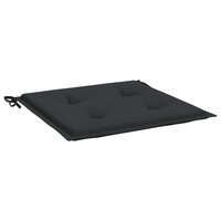 Tuinstoelkussens 6 st 50x50x4 cm oxford stof zwart 5