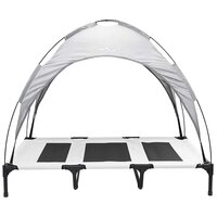 Hondenbed Zilvergrijs 122 x 93 x 106,5 cm Staal 4