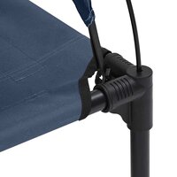 Hondenbed Marineblauw 76 x 62 x 70,5 cm Staal 6