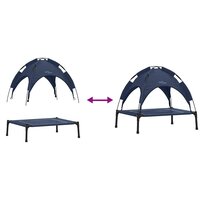 Hondenbed Marineblauw 71 x 64 x 71 cm Staal 9