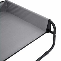 Hondenbed Lichtgrijs 70 x 70 x 28,5 cm Staal 9