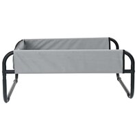 Hondenbed Lichtgrijs 85 x 85 x 33 cm Staal 5