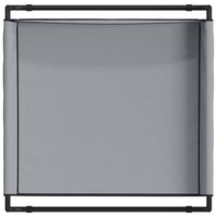 Hondenbed Lichtgrijs 85 x 85 x 33 cm Staal 7
