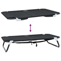 Hondenbed Zwart 90 x 55 x 18 cm Staal 8
