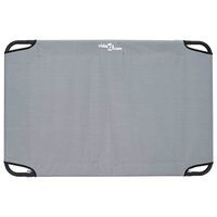 Hondenbed Lichtgrijs 90 x 55 x 18 cm Staal 6