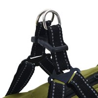 Hondenjas met harnas Legergroen L24 Fleece en polyester 8