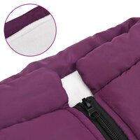 Hondenjas met harnas Paars L48 Fleece en polyester 7