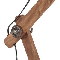 Bureaulamp industrieel rond E27 58x18x90 cm messingkleurig 7