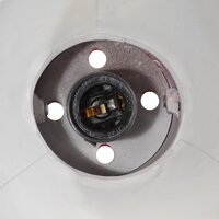 Bureaulamp 25 W E27 23x18x96 cm verweerd rood 5