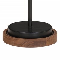 Bureaulamp 25 W E27 17x17x50 cm zwart 8