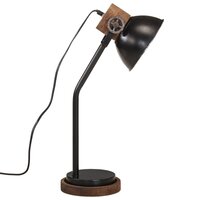 Bureaulamp 25 W E27 18x18x60 cm zwart 4