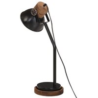 Bureaulamp 25 W E27 18x18x60 cm zwart 5