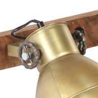 Wandlamp industrieel E27 90x25 cm messingkleurig 5