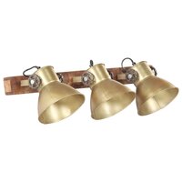 Wandlamp industrieel E27 65x25 cm messingkleurig 2