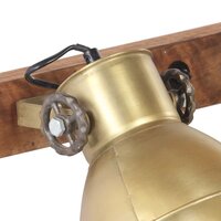 Wandlamp industrieel E27 65x25 cm messingkleurig 5