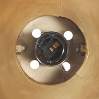 Wandlamp industrieel E27 45x25 cm messingkleurig 8
