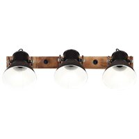 Wandlamp industrieel E27 65x25 cm zwart 3