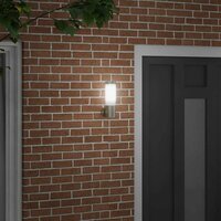 Buiten Wandlamp Zilver 12 x 8,5 x 27 cm 3