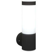 Buiten Wandlamp Zwart 12 x 8,5 x 27 cm 9