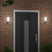 Buiten Wandlamp 2 pcs Zilver 12 x 8,5 x 29 cm 3