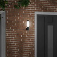 Buiten Wandlamp Zwart 12 x 8,5 x 29 cm 3