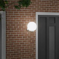 Buiten Wandlamp Zilver 29 x 25 x 33 cm 3
