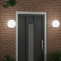 Buiten Wandlamp 2 pcs Zilver 29 x 25 x 33 cm 3
