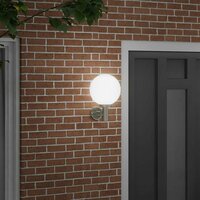 Buiten Wandlamp Zilver 28 x 25 x 38 cm 3
