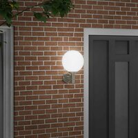 Buiten Wandlamp Zilver 28 x 25 x 38 cm 3