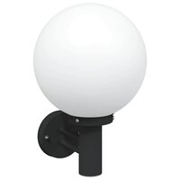 Buiten Wandlamp Zwart 28 x 25 x 38 cm 2