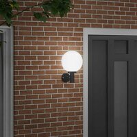 Buiten Wandlamp Zwart 28 x 25 x 38 cm 3