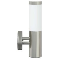 Buiten Wandlamp 2 pcs Zilver 15 x 7,5 x 33 cm 6