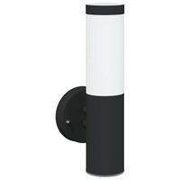 Buiten Wandlamp 2 pcs Zwart 15 x 7,5 x 33 cm 4