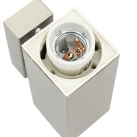 Buiten Wandlamp 2 pcs Zilver 10.5 x 6 x 33 cm 9