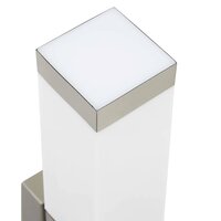 Buiten Wandlamp 2 pcs Zilver 10.5 x 6 x 33 cm 8