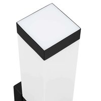 Buiten Wandlamp Zwart 10.5 x 6 x 33 cm 7