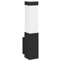 Buiten Wandlamp 2 pcs Zwart 10.5 x 6 x 33 cm 4
