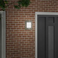 Buiten Wandlamp Zilver 23.5 x 9 x 26 cm 3