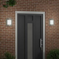 Buiten Wandlamp 2 pcs Zilver 23.5 x 9 x 26 cm 3