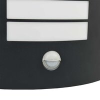 Buiten Wandlamp Zwart 23.5 x 9 x 26 cm 9